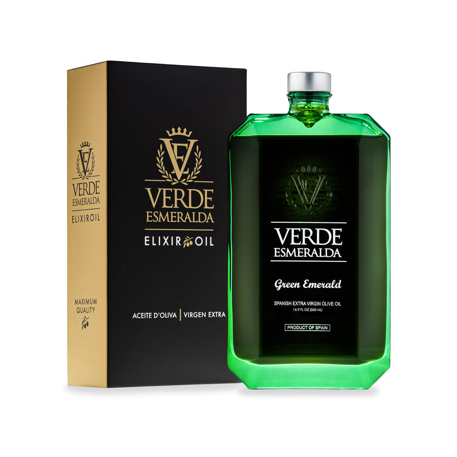 Verde Esmeralda Green Emerald Extra Virgin Olive Oil - Picual Variety from Spain - 500ml
