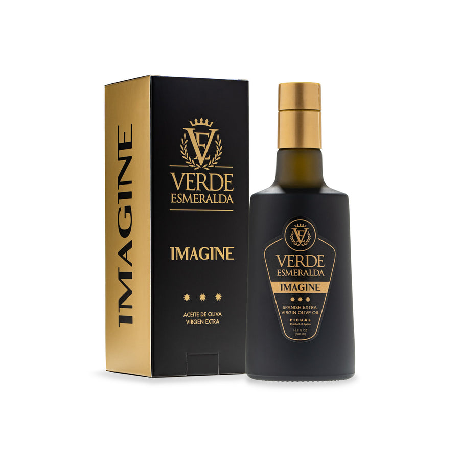 Verde Esmeralda Extra Virgin Olive Oil Imagine Picual - Picual Variety from Jaén, Spain - 500ml