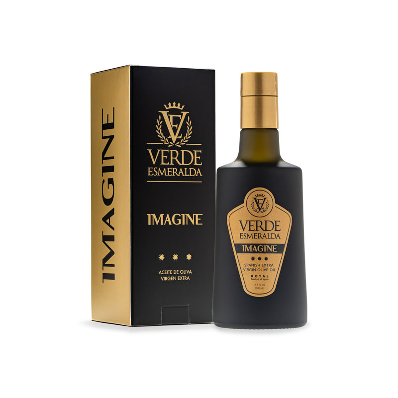Verde Esmeralda Extra Virgin Olive Oil Imagine Royal - Royal Variety from Jaén, Spain - 500ml