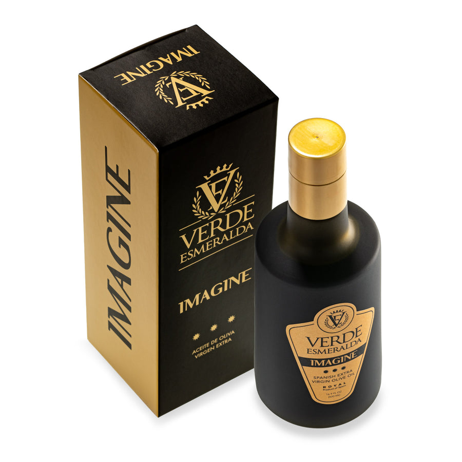 Verde Esmeralda Extra Virgin Olive Oil Imagine Royal - Royal Variety from Jaén, Spain - 500ml