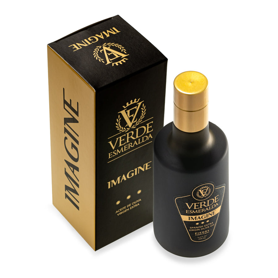 Verde Esmeralda Extra Virgin Olive Oil Imagine Picual - Picual Variety from Jaén, Spain - 500ml
